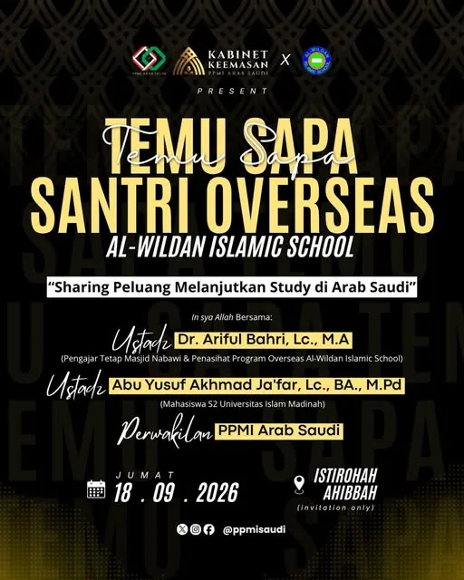 Dukungan untuk Santri Overseas Al-Wildan Islamic School