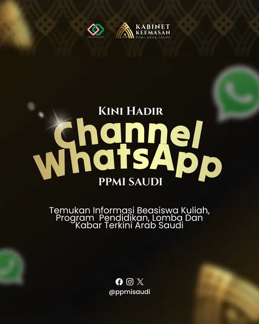 KINI HADIR — CHANNEL WHATSAPP PPMI ARAB SAUDI