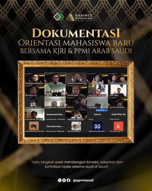 PPMI Arab Saudi Gelar Orientasi Mahasiswa Baru sebagai Bekal Awal Adaptasi di Tanah Suci 📚