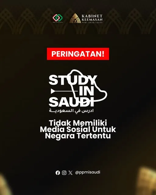 WASPADA AKUN PALSU “STUDY IN SAUDI”